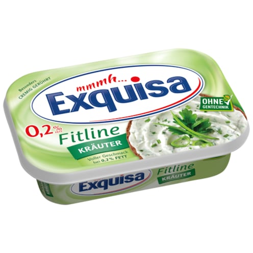 Exquisa Frischkäse Fitline Kräuter 0,2 % Fett i. Tr. 200 g