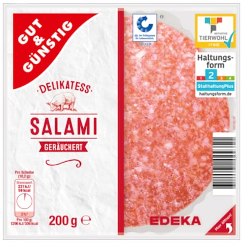 GUT & GÜNSTIG Salami 200 g
