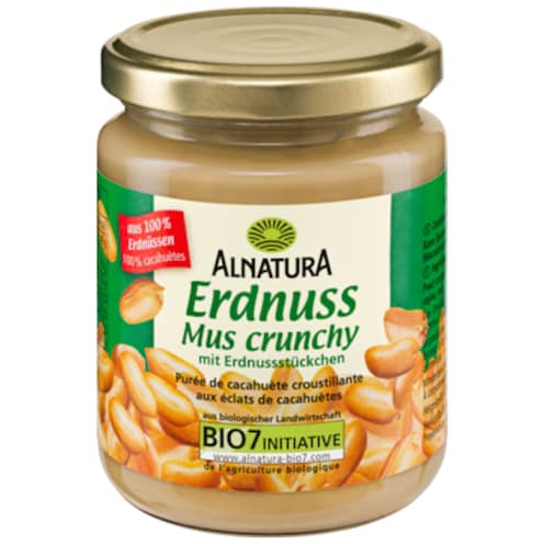 Alnatura Bio Erdnuss Mus Crunchy 250 g