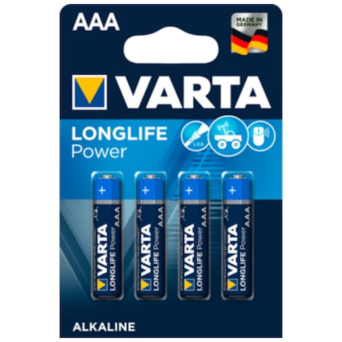 Varta Batterien 4 Stück AAA