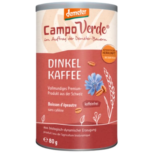 Campo Verde Demeter Dinkel Kaffee 80 g