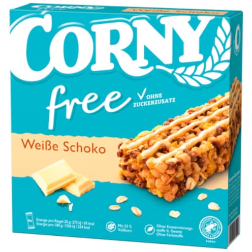 CORNY free Weiße Schoko 6 Stück x 20 g