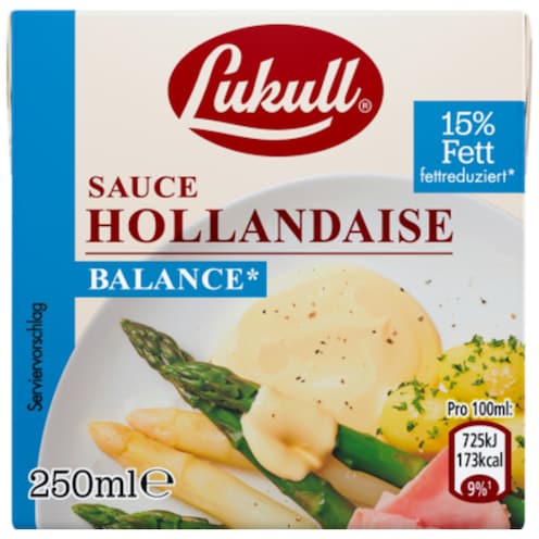 Lukull Sauce Hollandaise balance 250 ml