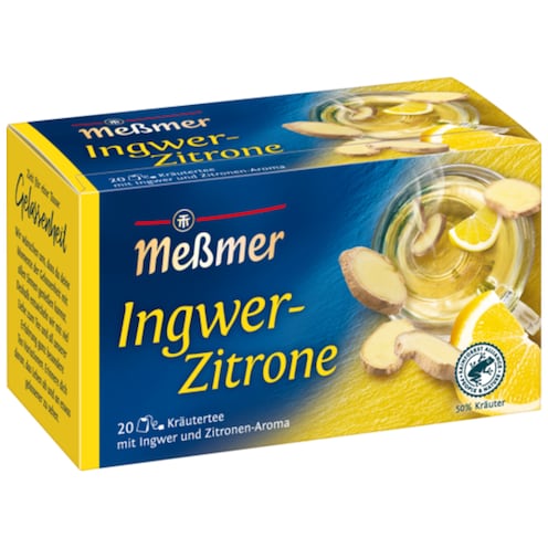 Meßmer Ingwer-Zitrone 20 Teebeutel