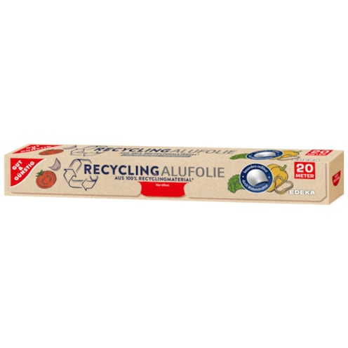 GUT&GÜNSTIG Recycling Alufolie 20 m