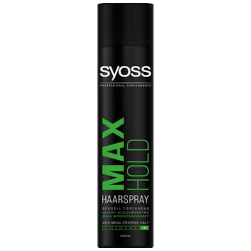 syoss Max Hold Haarspray extra starker Halt 5 400 ml