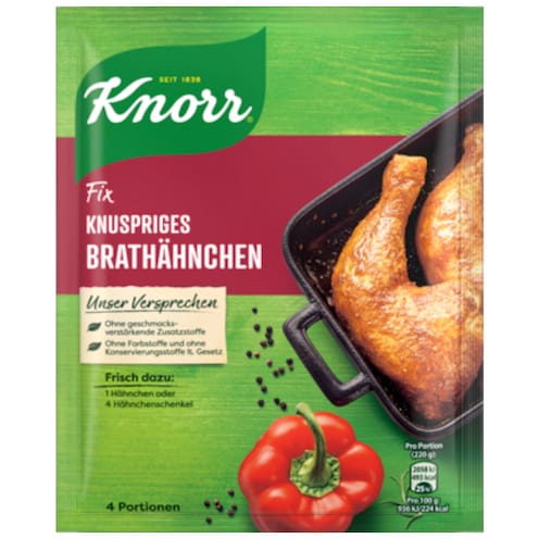 Knorr Fix knuspriges Brathähnchen für 4 Portionen