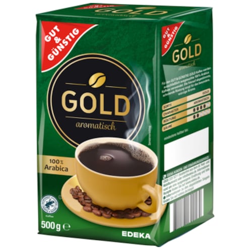 GUT&GÜNSTIG Kaffee Gold 500 g