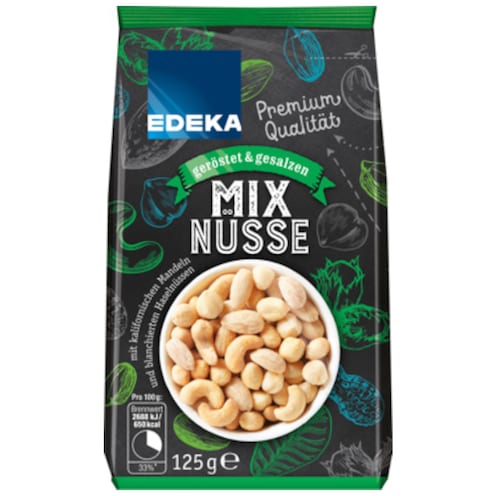 EDEKA Mix Nüsse, geröstet & gesalzen 125 g