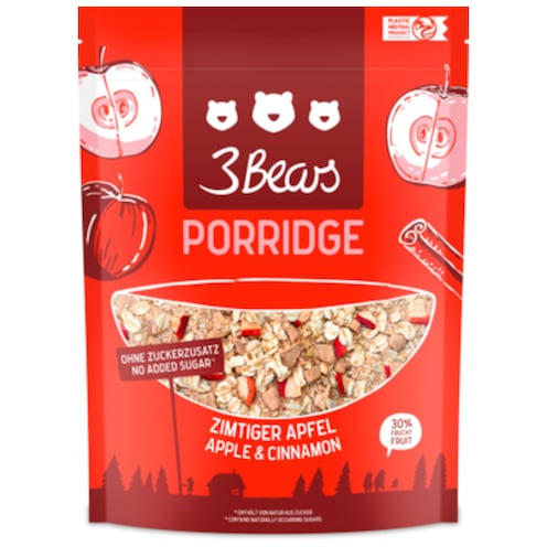 3Bears Porridge Zimtiger Apfel 400 g