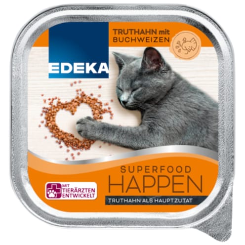 EDEKA Superfood Happen Truthahn mit Buchweizen 100 g