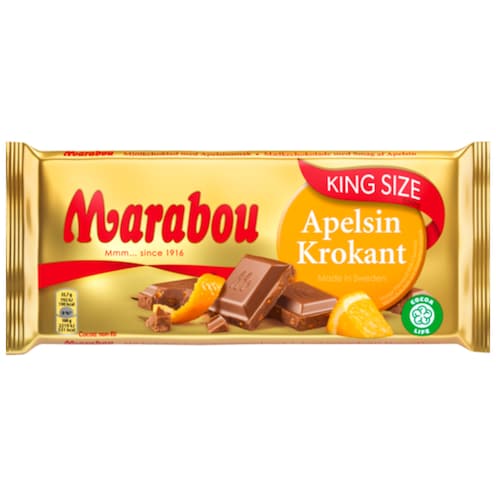Marabou Tafel Vollmilchschokolade mit Orange 250 g