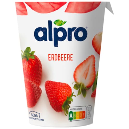 alpro Soja-Joghurtalternative Erdbeere 500 g