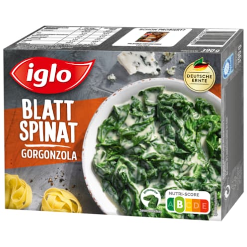 iglo Blattspinat mit Gorgonzola 390 g