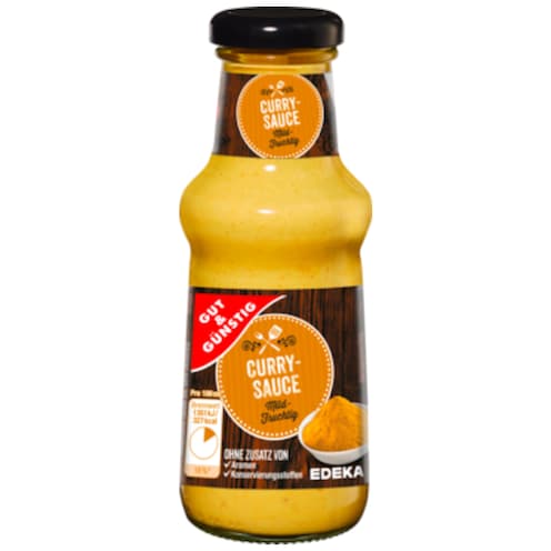 GUT&GÜNSTIG Curry-Sauce 250 ml