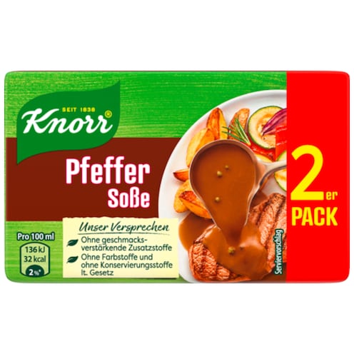 Knorr Pfeffer Soße 2 x 250 ml