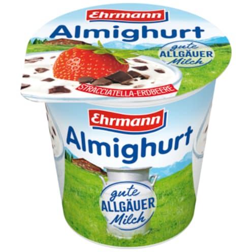 Ehrmann Almighurt Stracciatella-Erdbeere 3,8 % Fett 150 g