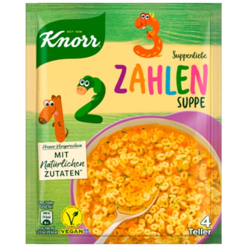 Knorr Suppenliebe Zahlen Suppe 84 g