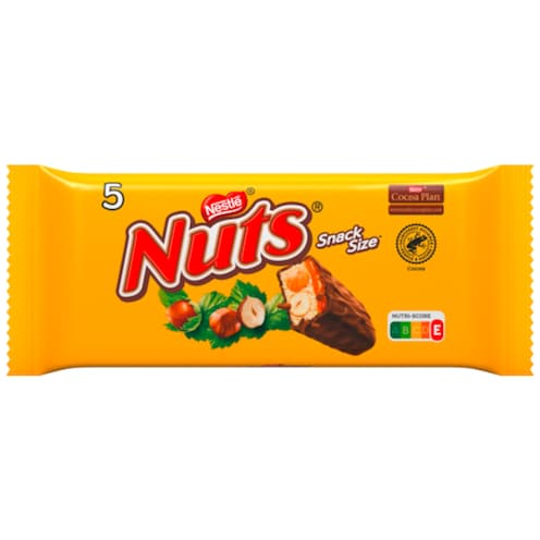 Nestlé Nuts Schokoriegel 5 x 30 g