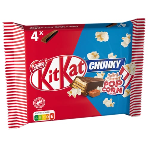 KitKat Chunky Popcorn 4 x 42 g