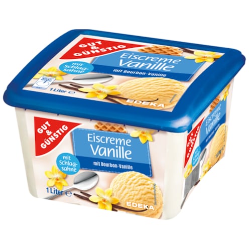 GUT&GÜNSTIG Eiscreme Vanille 1000 ml