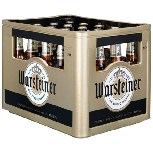 Warsteiner Premium Pilsener - Kiste 20 x 0,5 l