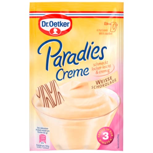 Dr.Oetker Paradies Creme Weiße Schokolade 70 g für 300 ml