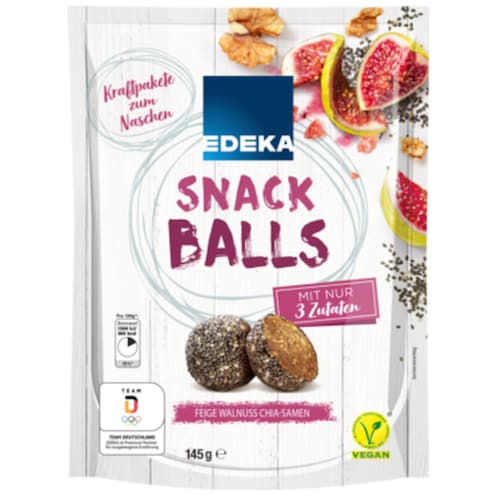 EDEKA Snack Balls Feige, Walnuss und Chia Samen 144 g