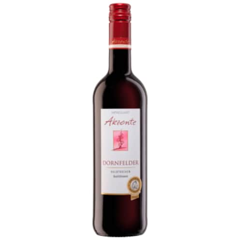 Moselland Akzente Dornfelder Qualitätswein halbtrocken 0,75 l