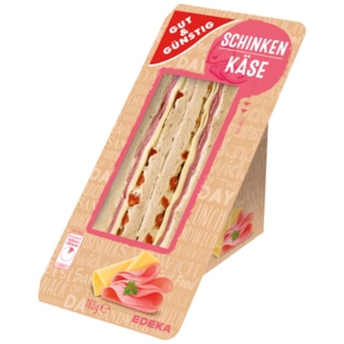 GUT&GÜNSTIG Sandwich Schinken-Käse 185 g