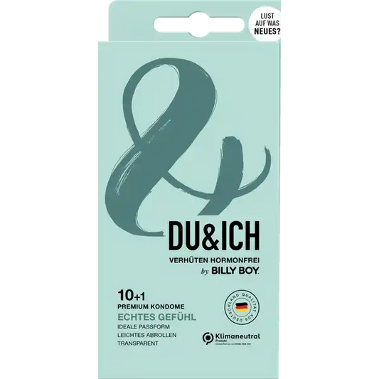 DU&ICH by BILLY BOY Echtes Gefühl 10+1 Kondome