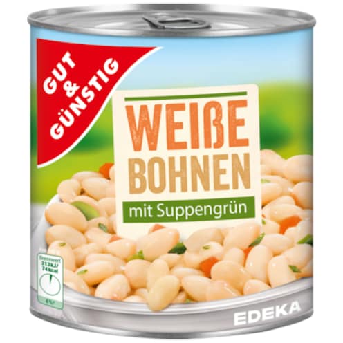 GUT&GÜNSTIG Weiße Bohnen 800g