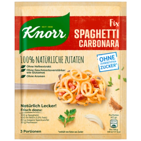 Knorr Natürlich Lecker Spaghetti Carbonara 42 g