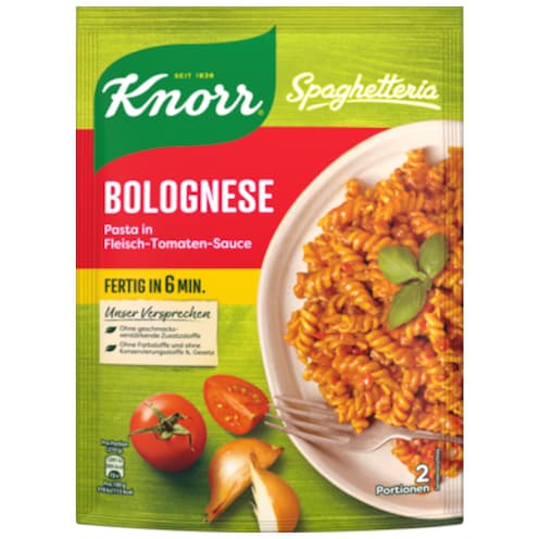 Knorr Spaghetteria Bolognese für 2 Portionen