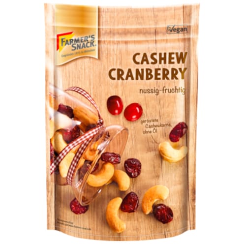 Farmer's Snack Cashew-Cranberry-Mix 175 g