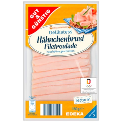 GUT&GÜNSTIG Hähnchenbrust-Filetroulade 150 g