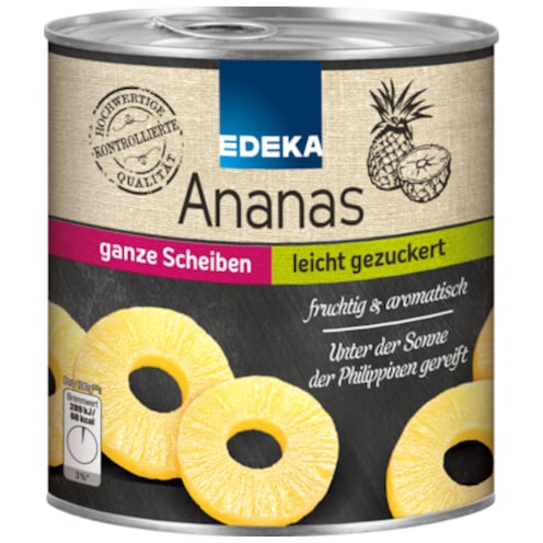 EDEKA Ananas ganze Scheiben 836 g