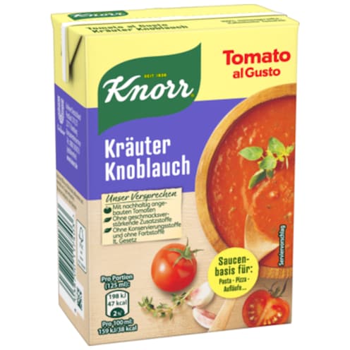 Knorr Tomato al Gusto Kräuter-Knoblauch 370 g