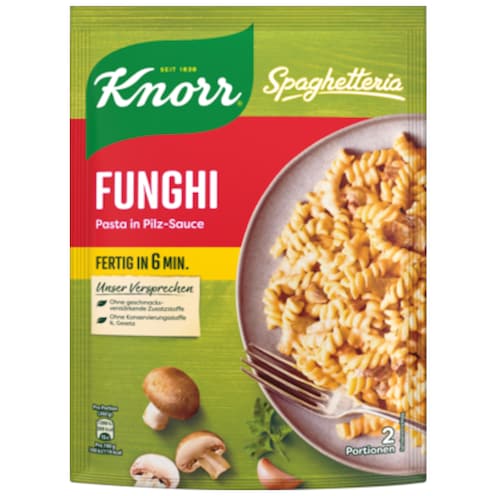 Knorr Spaghetteria Funghi für 2 Portionen
