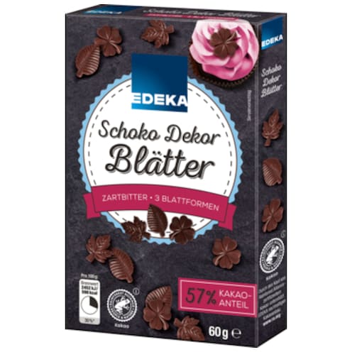 EDEKA Schoko-Dekor-Blätter 60 g