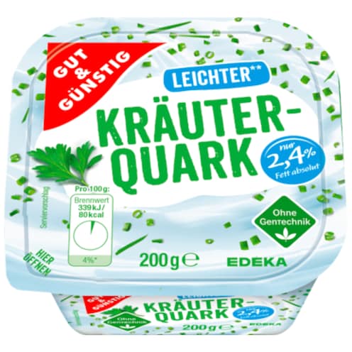 GUT&GÜNSTIG Kräuterquark leicht 200 g