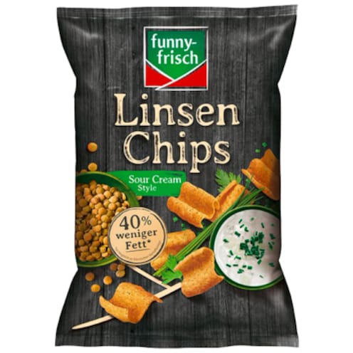 funny-frisch Linsen Chips Sour Cream 90 g