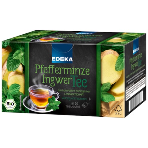 EDEKA Pfefferminze-Ingwer-Tee 20 Beutel