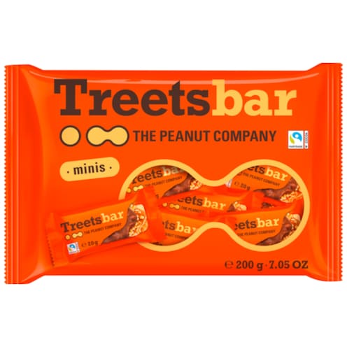 Treets Treetsbar Peanut Riegel Minis 200 g