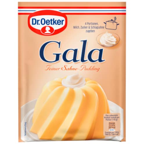 Dr.Oetker Gala Feiner Sahne-Pudding für 3 x 40 g für je 500 ml