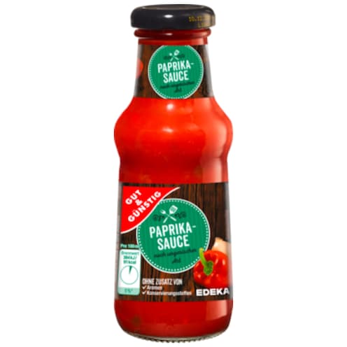 GUT&GÜNSTIG Paprika-Sauce ungarischer Art 250 ml