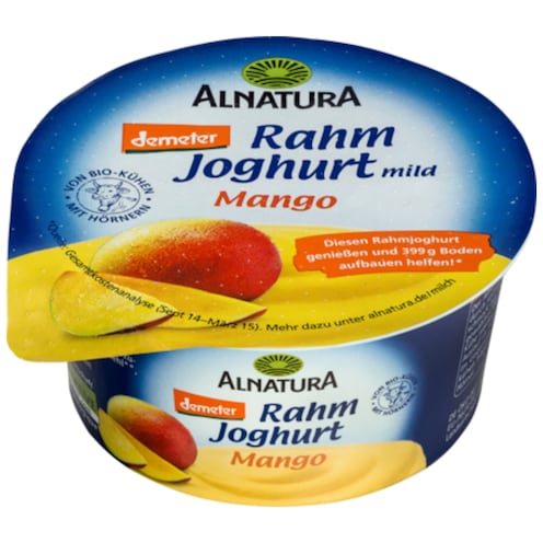 Alnatura Demeter Rahmjoghurt Mango 10 % Fett 150 g