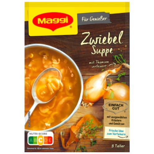 Maggi Für Genießer Zwiebel Suppe für 3 Teller
