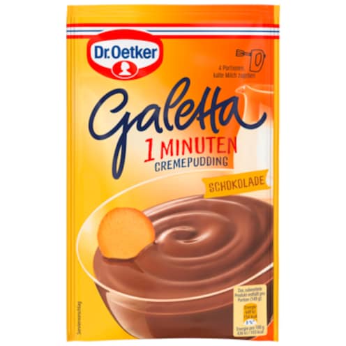 Dr.Oetker Galetta Cremepudding Schokolade 99 g für 500 ml