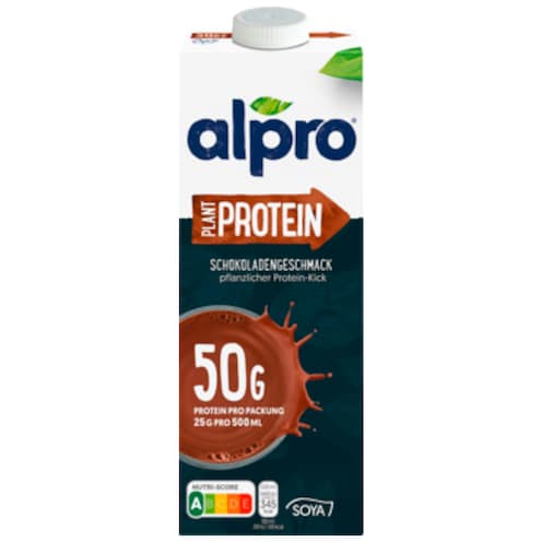 alpro Plant Protein Soja Drink mit Schokoladengeschmack 1 l
